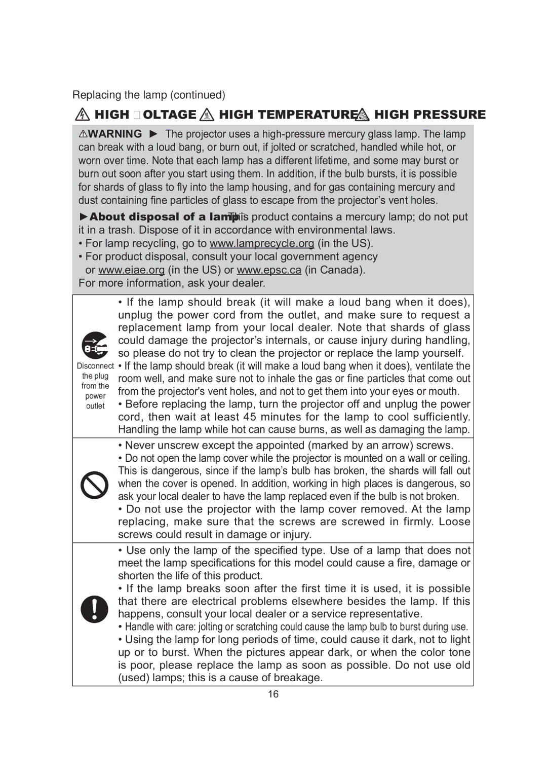 Dukane 8104WB, 8105B, 8106B user manual High Voltage High Temperature High Pressure 