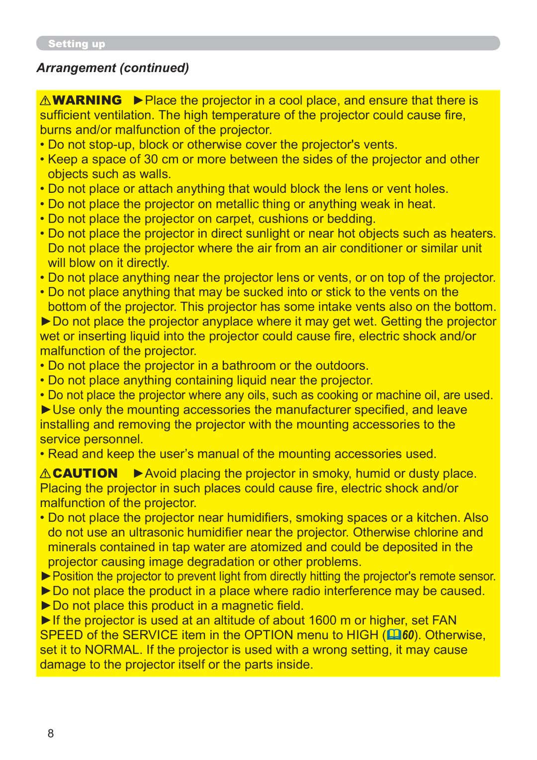 Dukane 8107HWI user manual Arrangement 