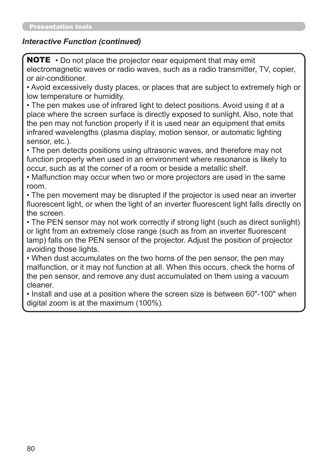 Dukane 8107HWI user manual Interactive Function 