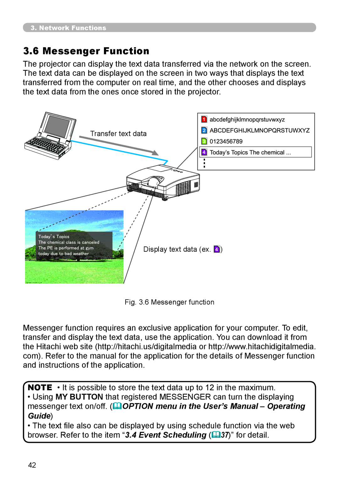 Dukane 8111H user manual Messenger Function 