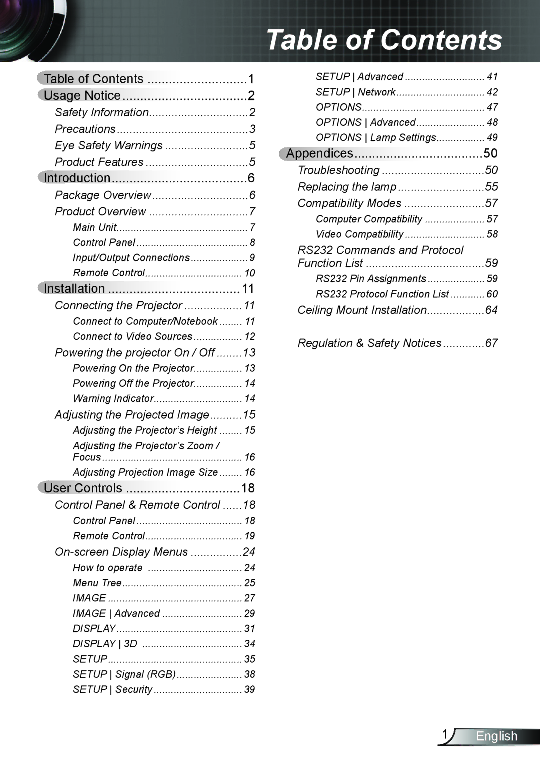 Dukane 8406A user manual Table of Contents 