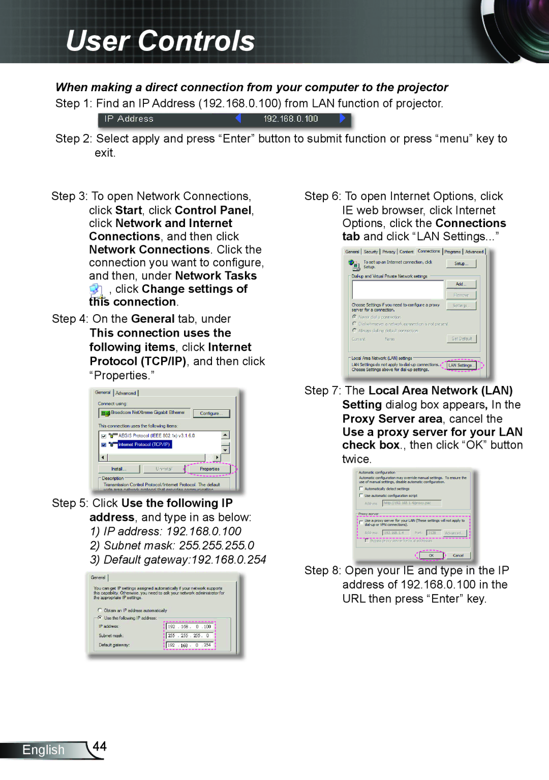 Dukane 8406A user manual Click Change settings of this connection 