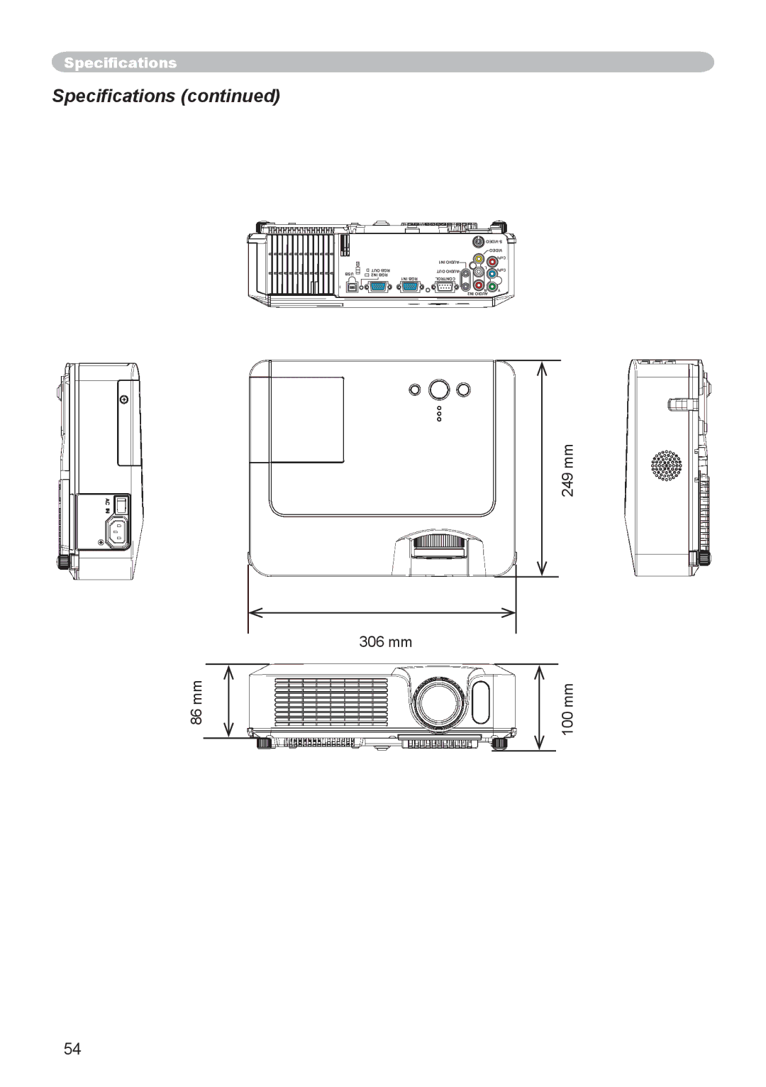 Dukane 8065, 8755D-RJ user manual Speciﬁcations 