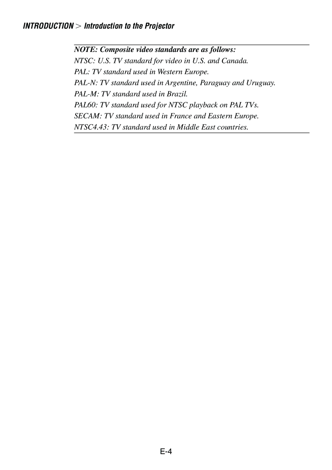 Dukane 8760, 8761 user manual Introduction Introduction to the Projector 