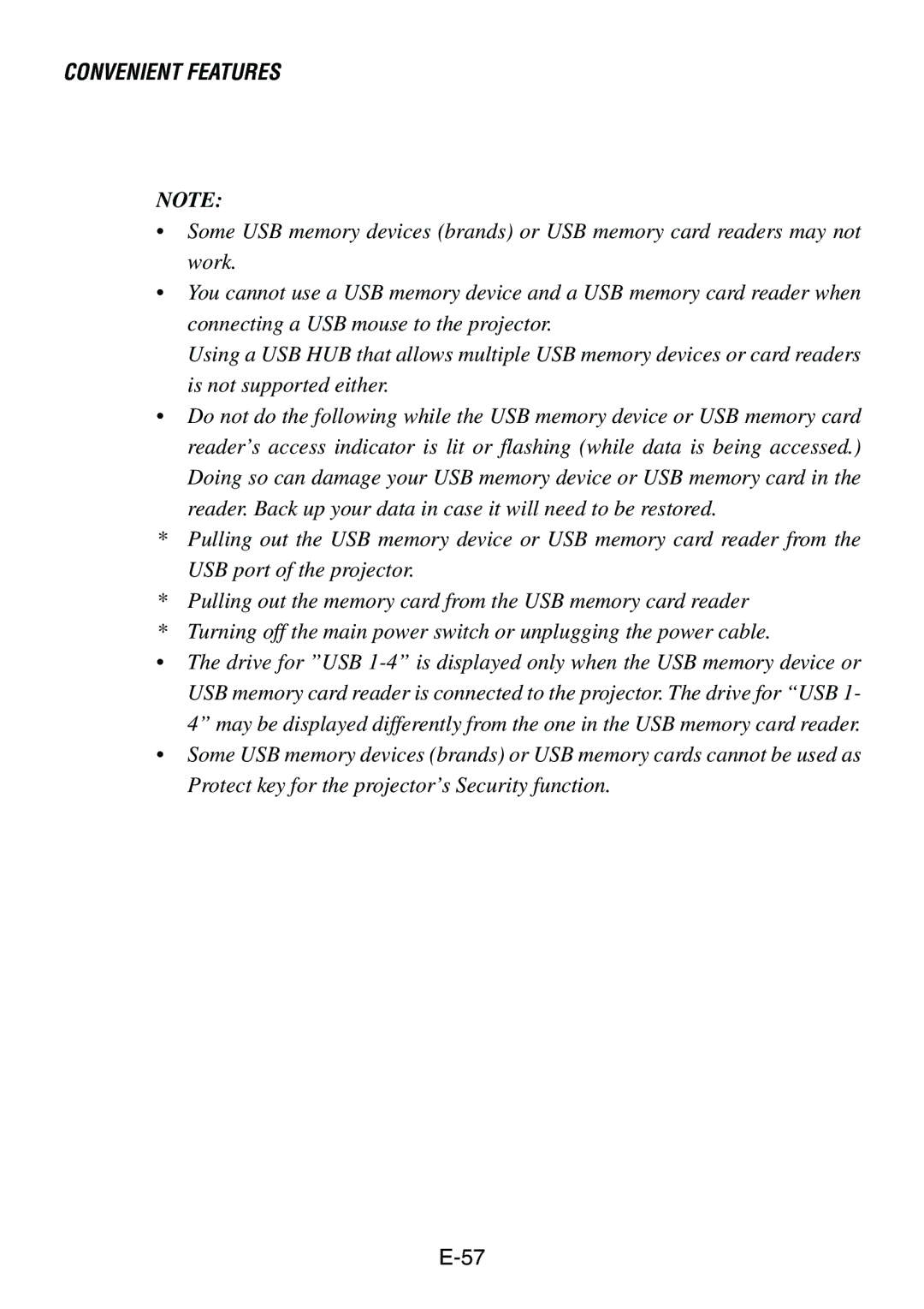 Dukane 8761, 8760 user manual Convenient Features 