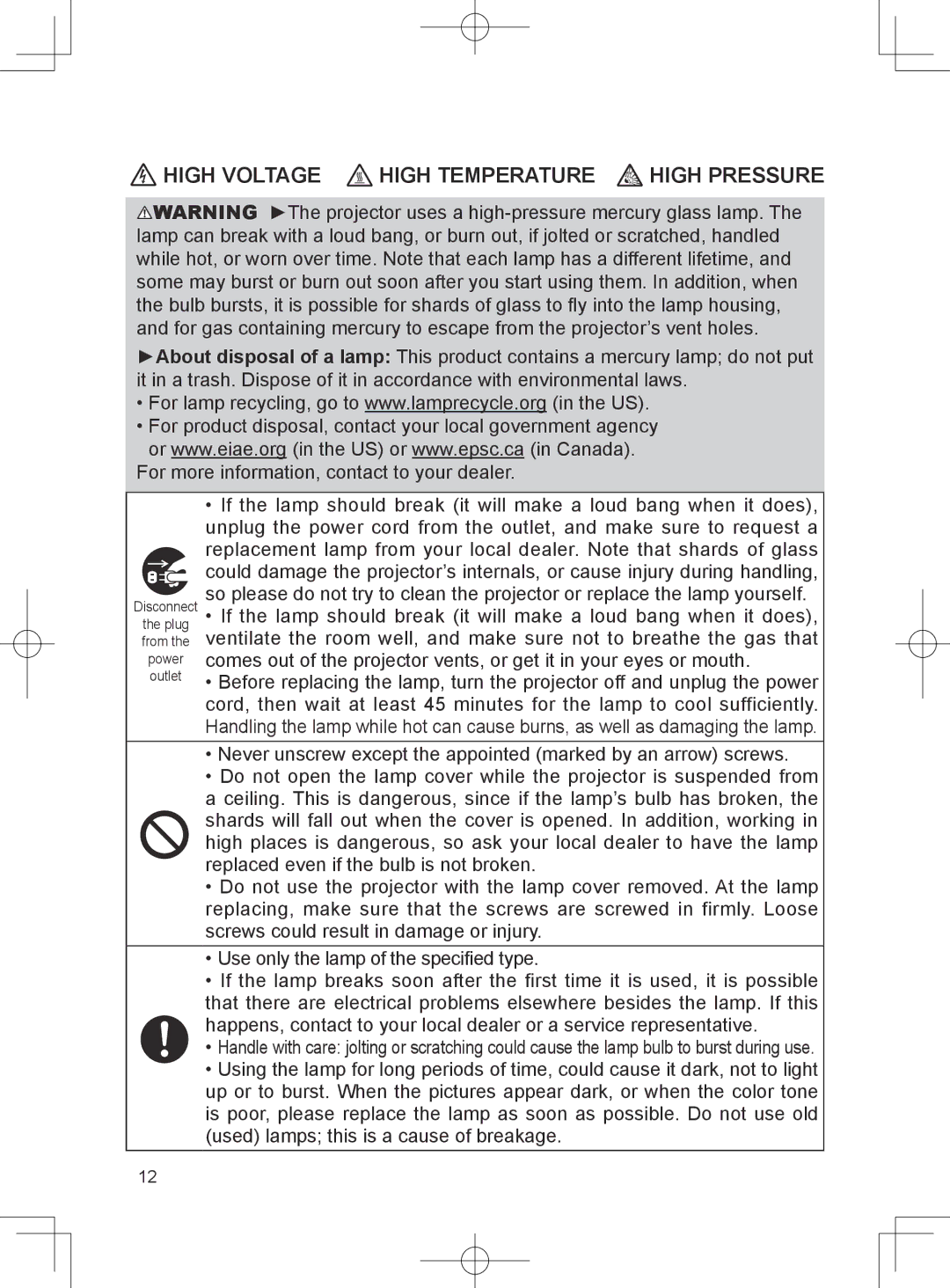 Dukane 8781 user manual High Voltage High Temperature 