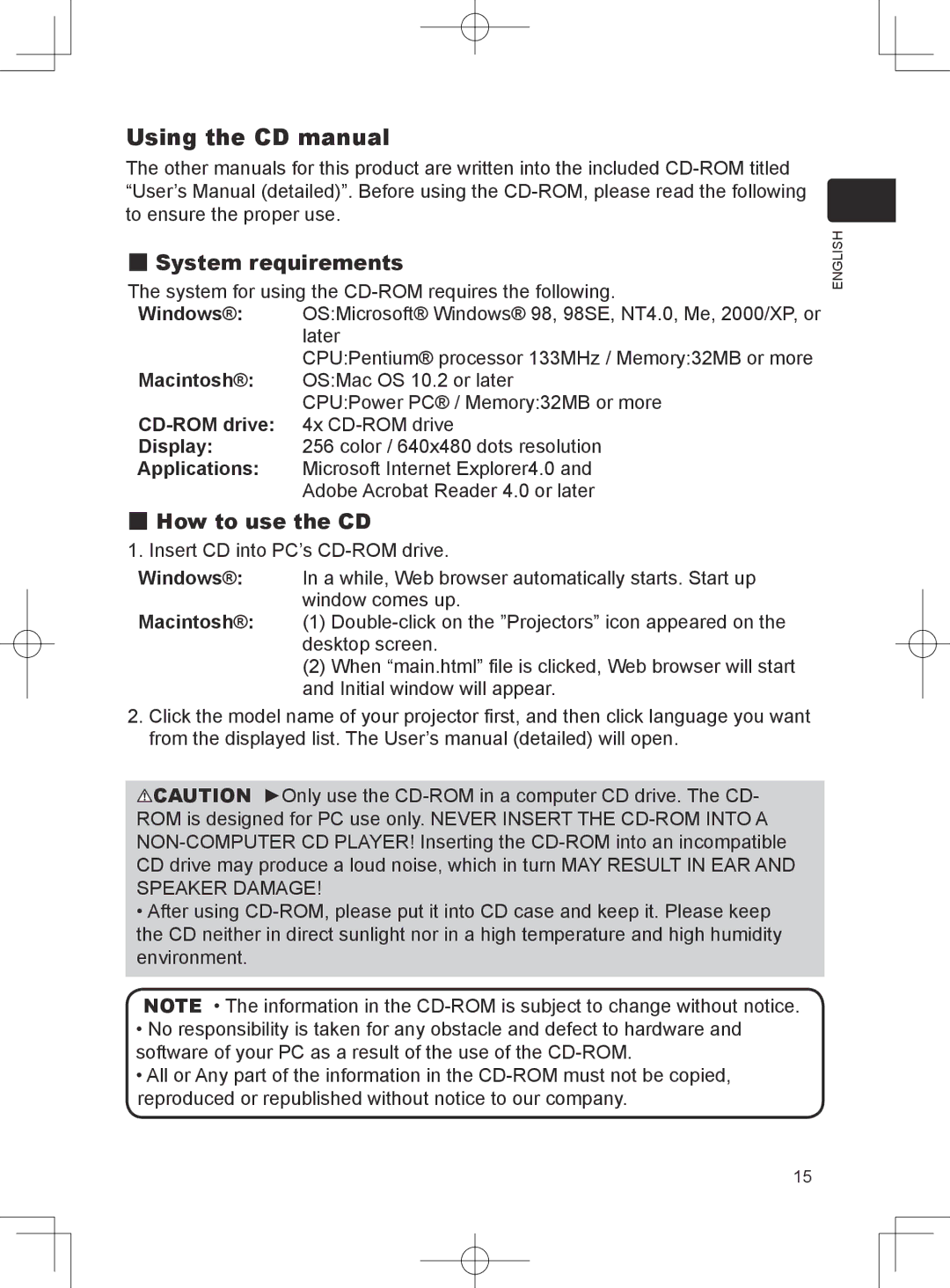 Dukane 8781 user manual Using the CD manual 