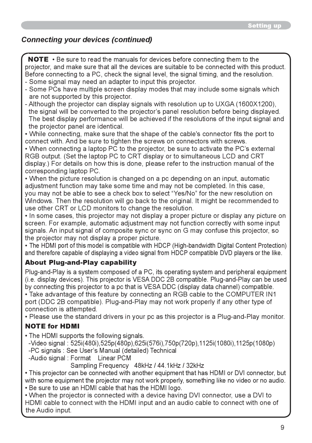 Dukane 8783 user manual Connecting your devices, About Plug-and-Play capability 