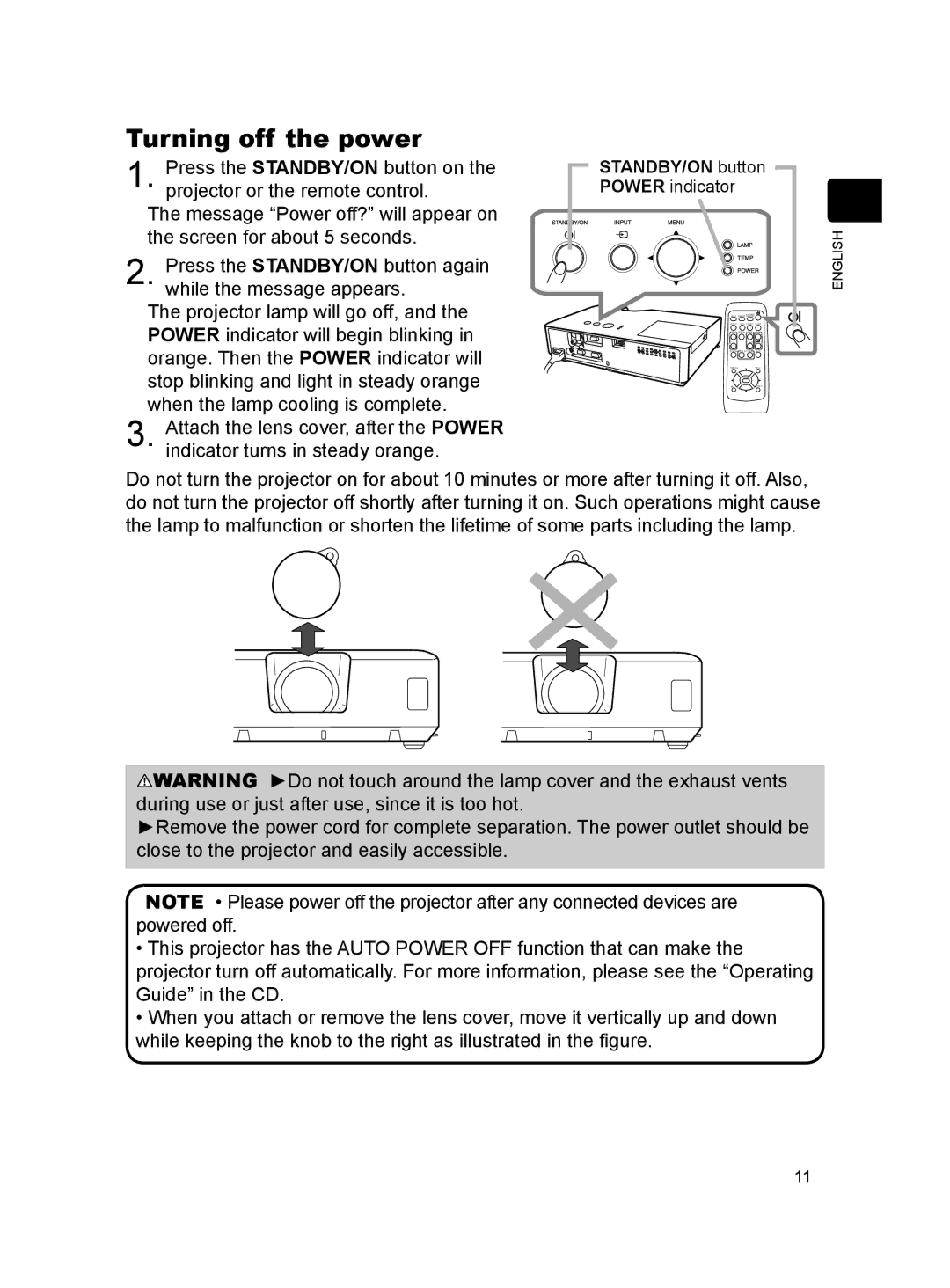 Dukane 8789H user manual Turning off the power 