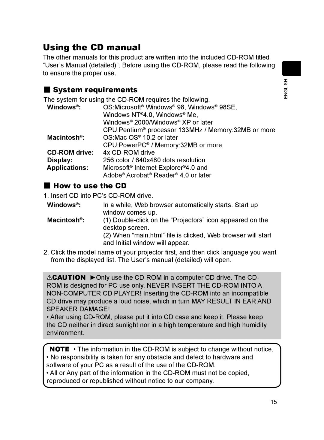 Dukane 8789H user manual Using the CD manual 