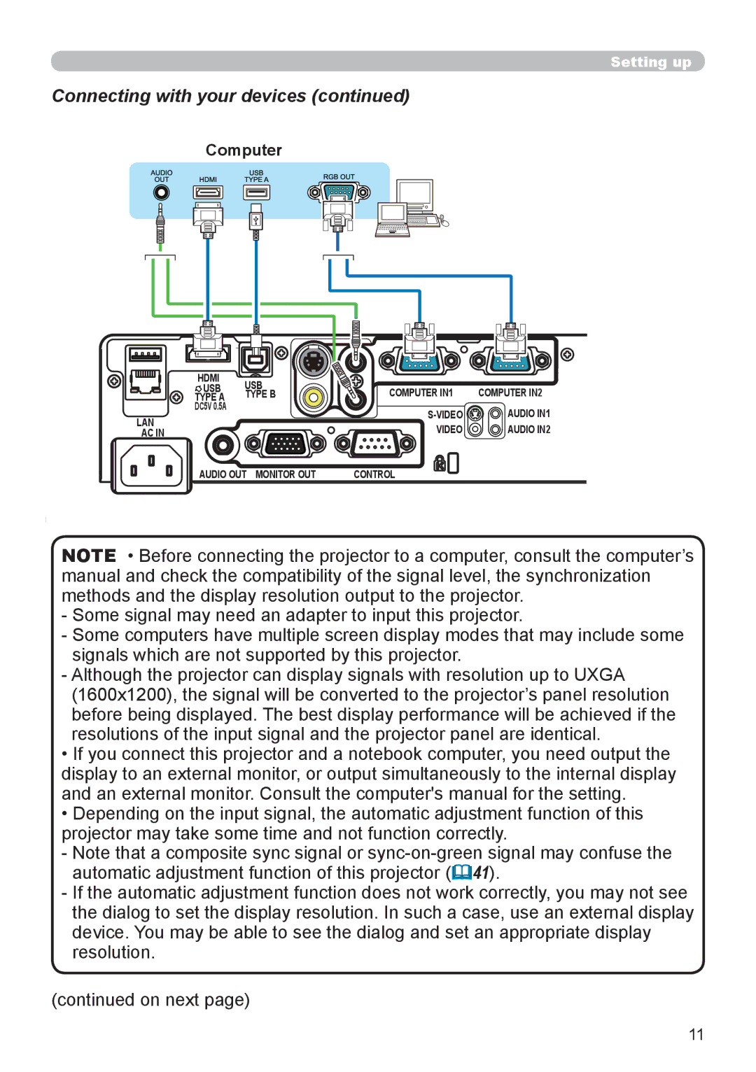 Dukane 8755L-RJ, 8794H-RJ, 8795H-RJ manual Connecting with your devices, Computer 