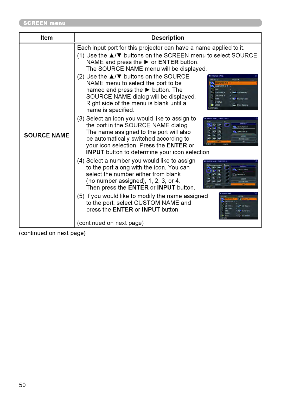 Dukane 8755L-RJ, 8794H-RJ, 8795H-RJ manual Source Name 