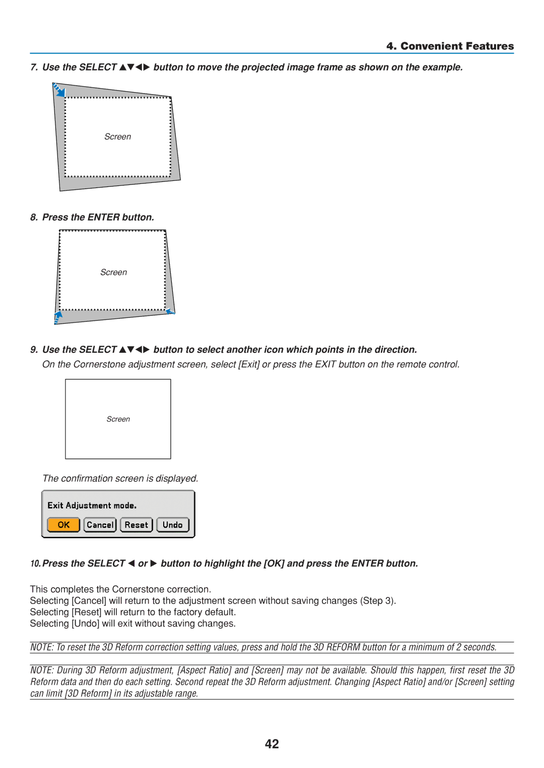 Dukane 8806 user manual Confirmation screen is displayed 