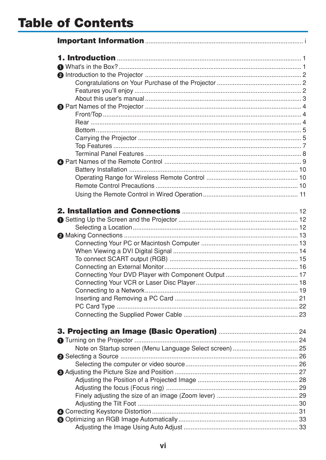 Dukane 8806 user manual Table of Contents 