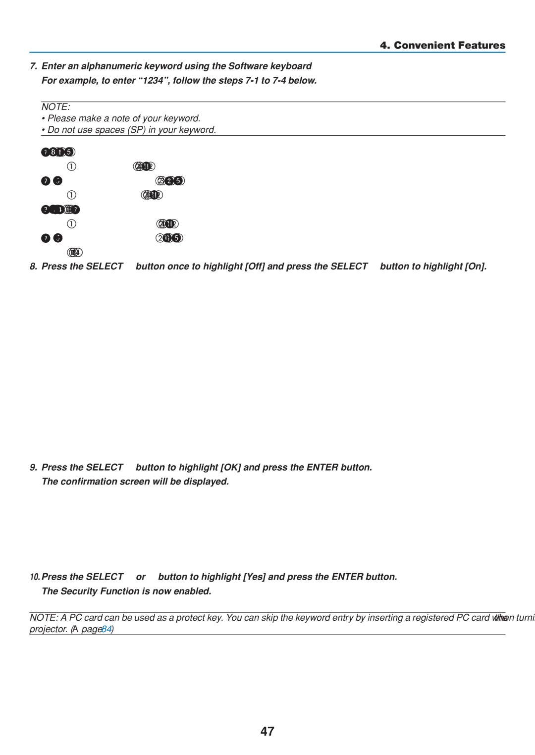 Dukane 8808 user manual Convenient Features 