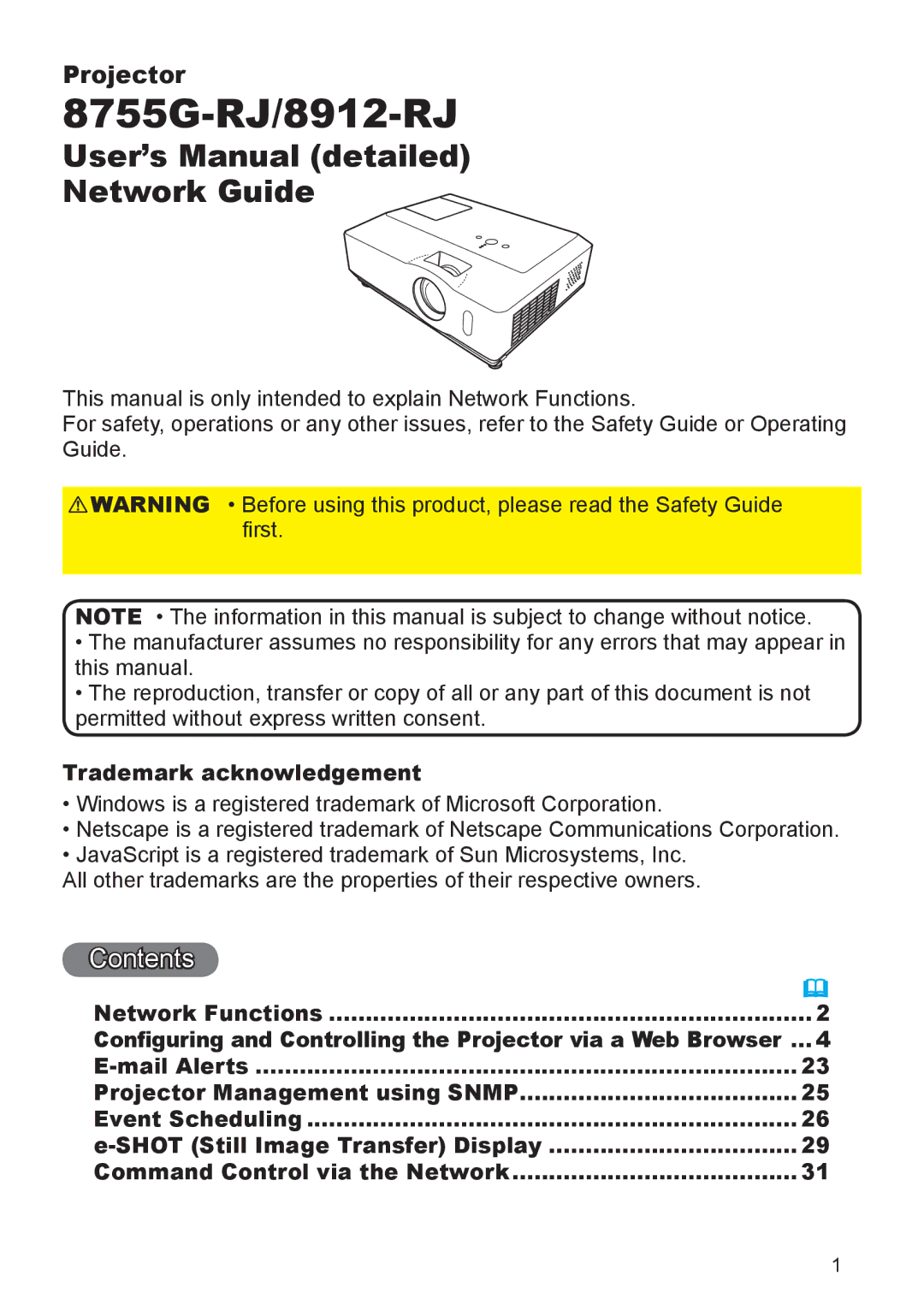 Dukane 8755G-RJ, 8912-RJ user manual User’s Manual detailed Network Guide 