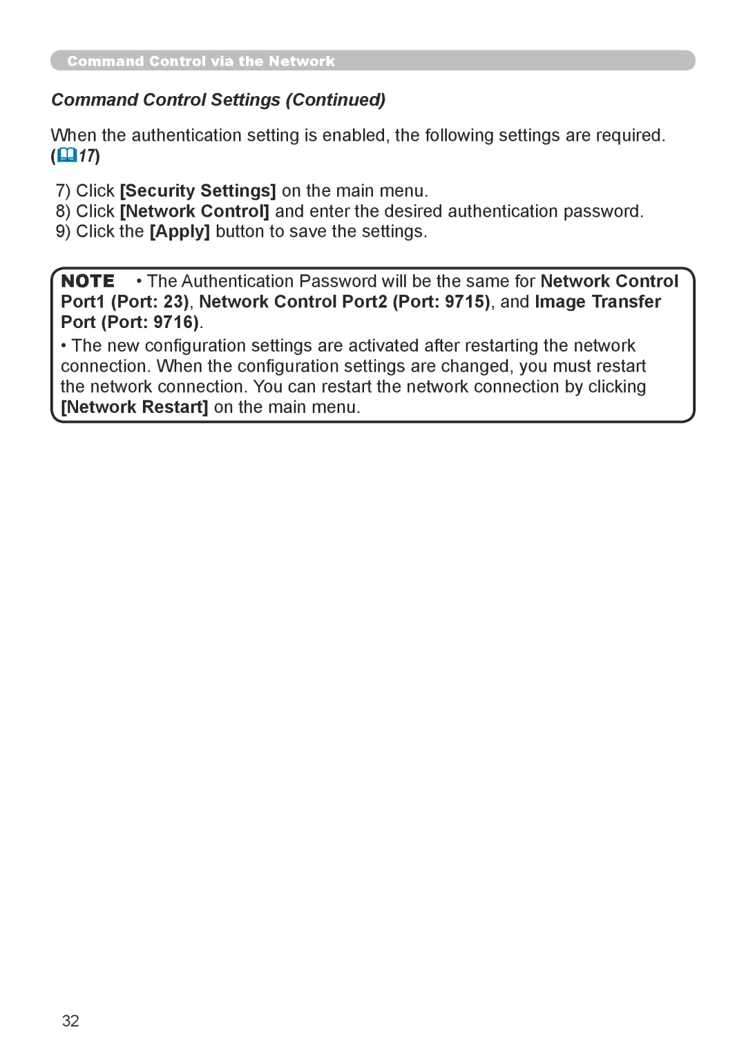 Dukane 8912-RJ, 8755G-RJ user manual Command Control Settings, 17 