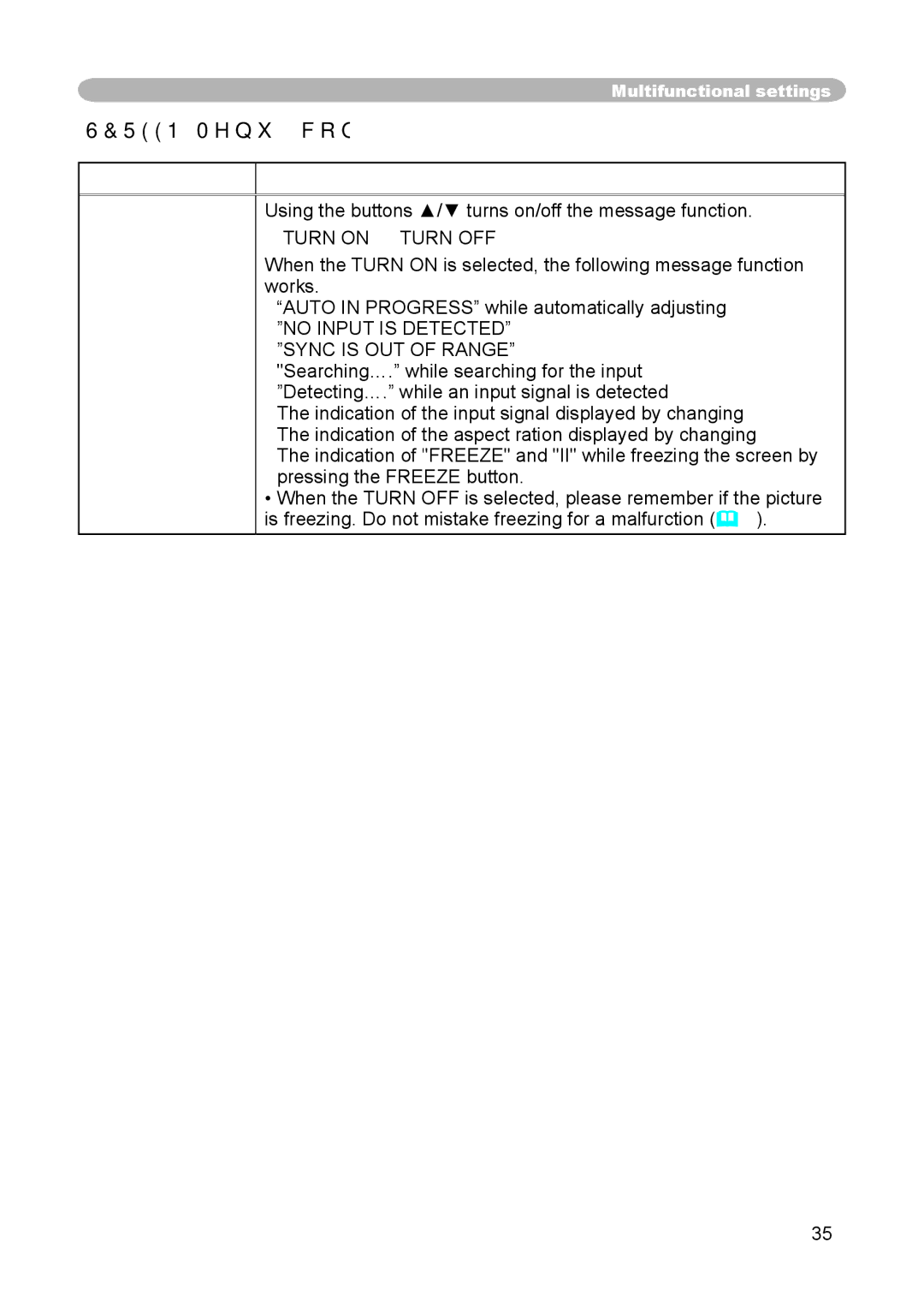 Dukane 8914 user manual Message, No Input is Detected Sync is OUT of Range 