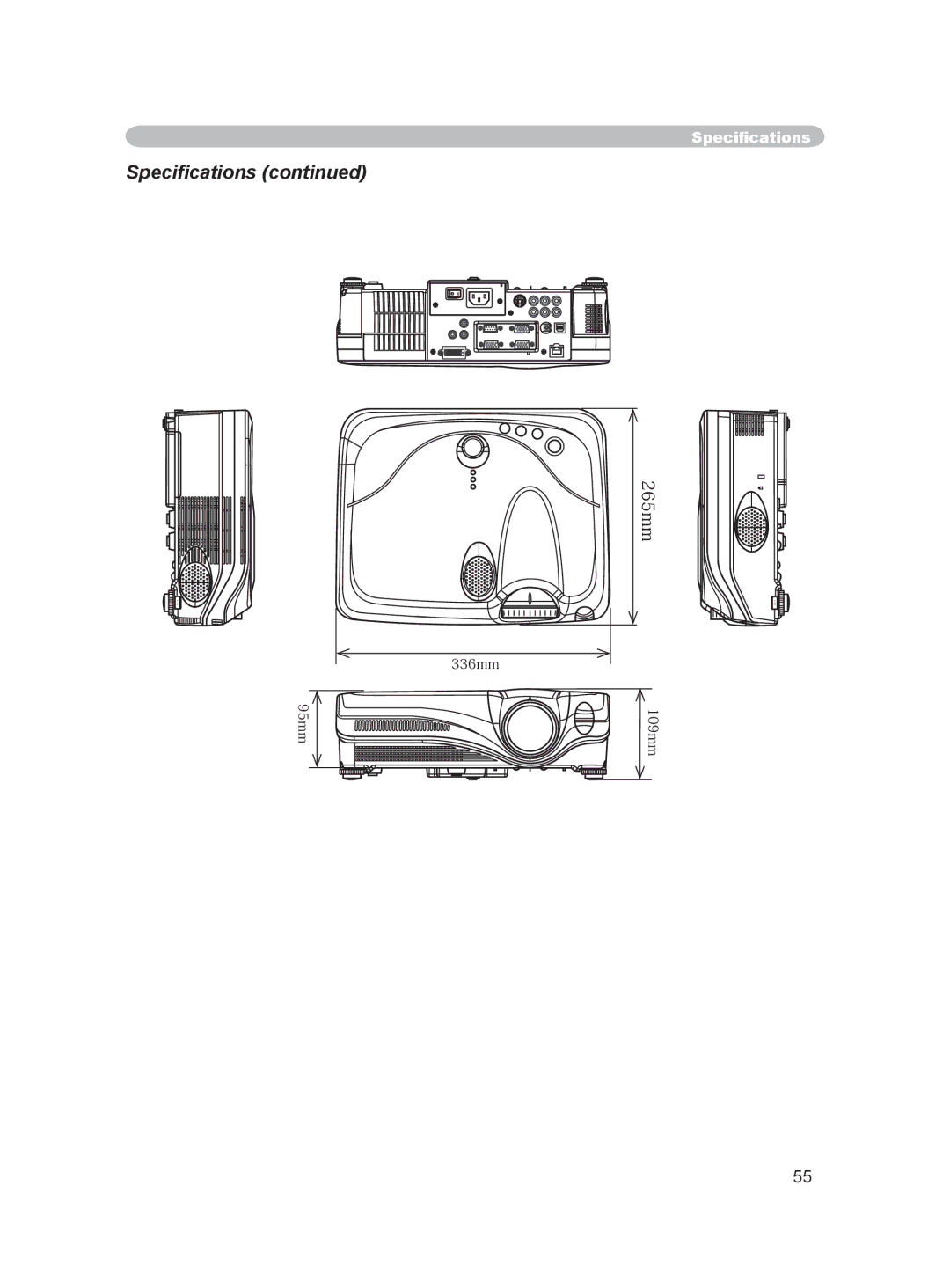 Dukane 8915 user manual Speciﬁcations 