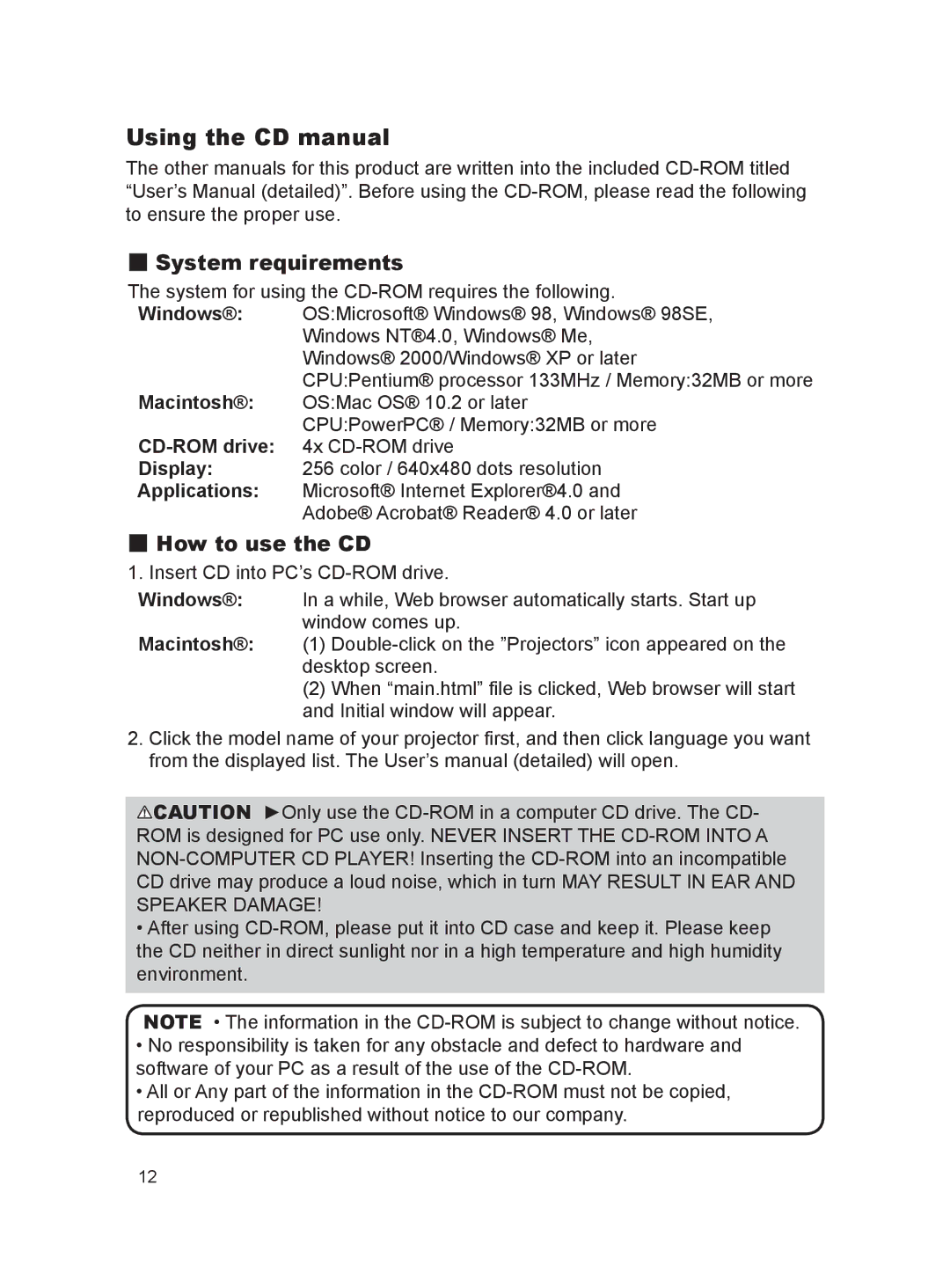 Dukane 8917H user manual Using the CD manual 