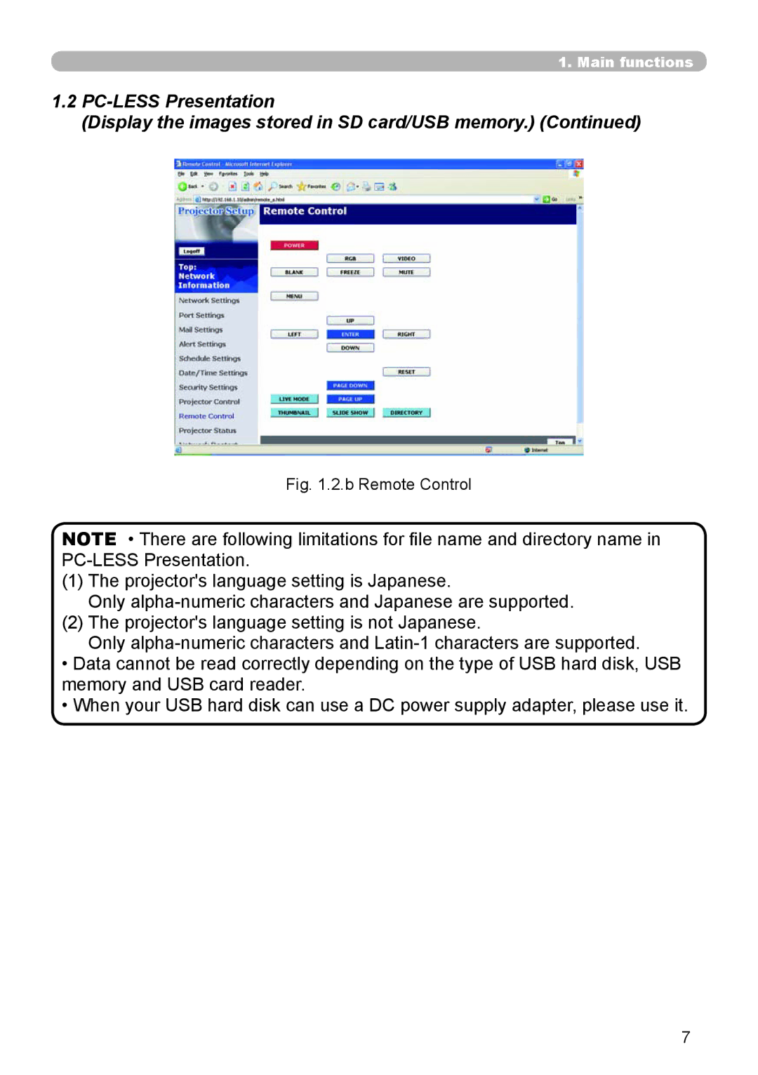 Dukane 8944 user manual B Remote Control 