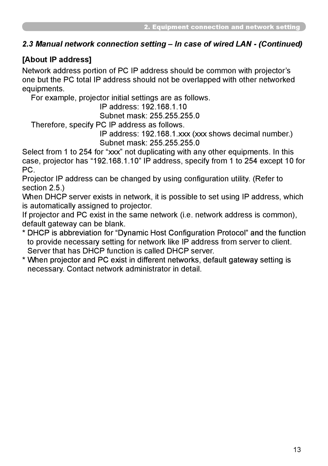 Dukane 8944 user manual About IP address 