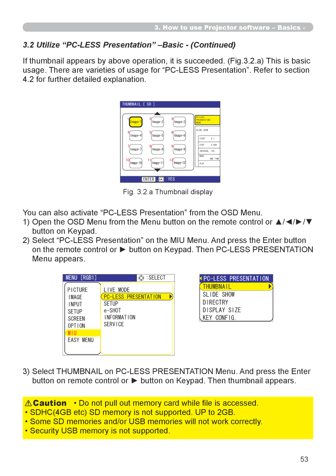 Dukane 8944 user manual Utilize PC-LESS Presentation -Basic, 6*7/$0#+. = 5& ? 