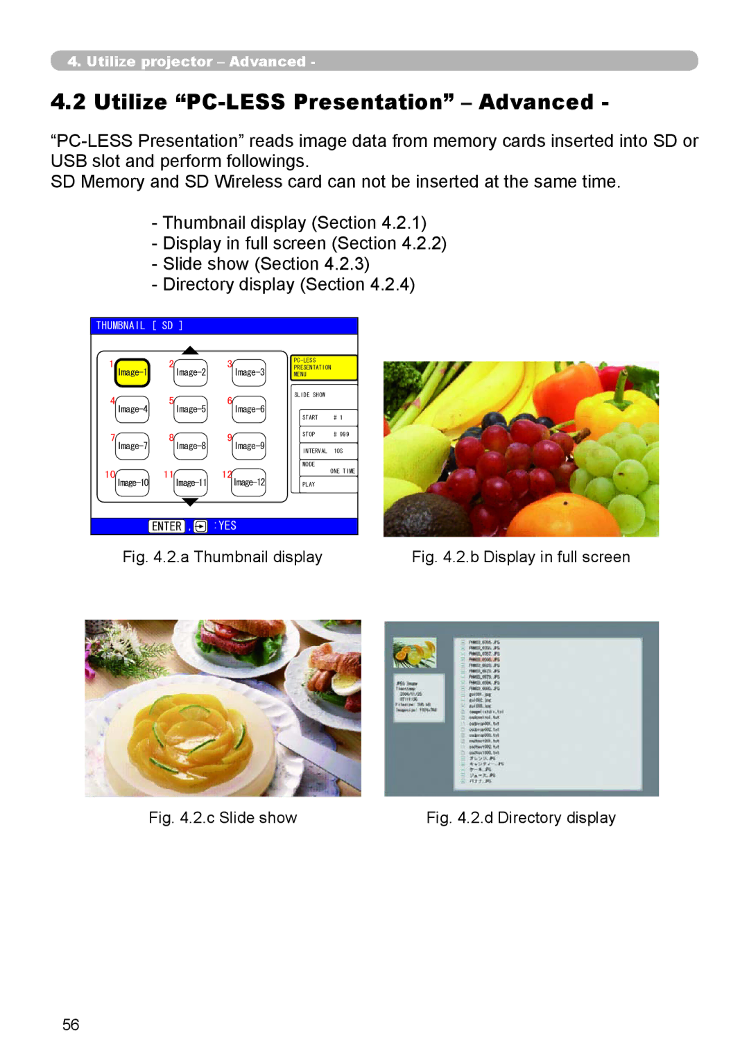 Dukane 8944 user manual Utilize PC-LESS Presentation Advanced, 6*7/$0#+. = 5& ? 