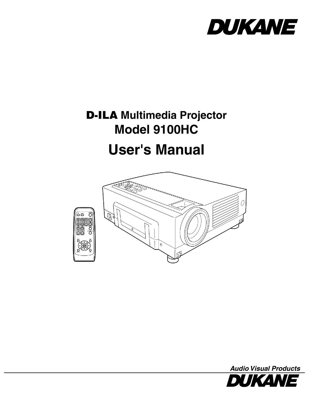 Dukane manual Model 9100HC 