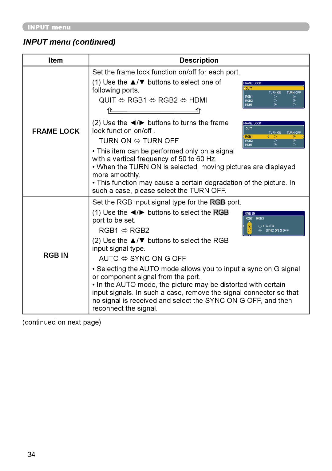 Dukane 9136 user manual Rgb 