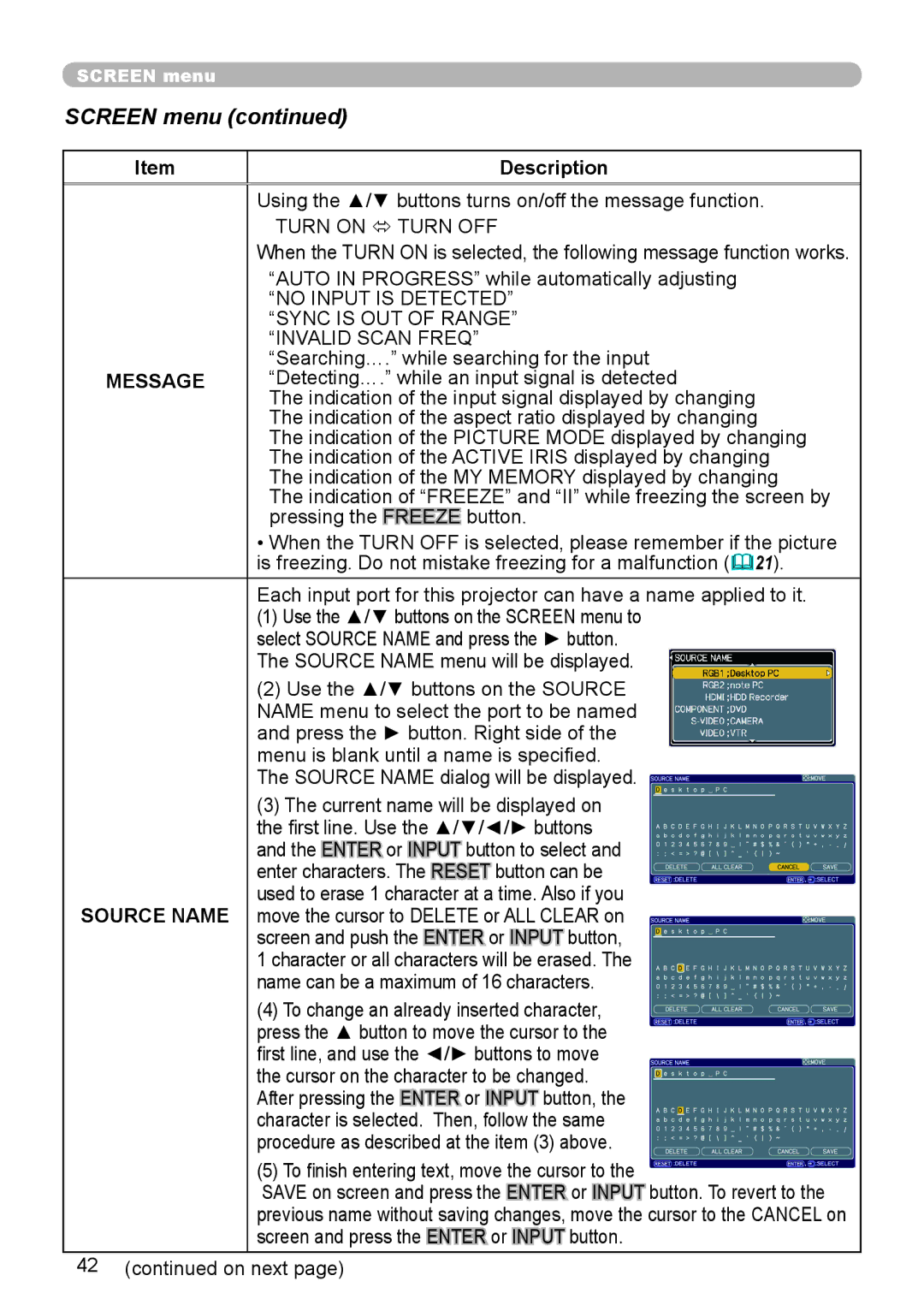 Dukane 9136 user manual Message 