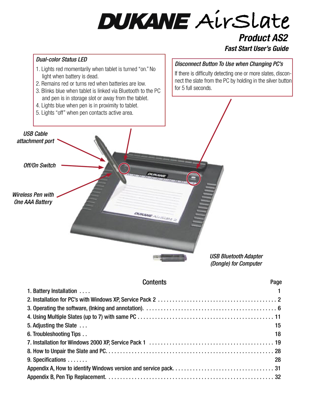 Dukane AS2 specifications AirSlate 