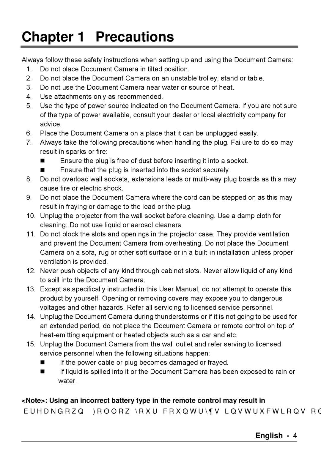 Dukane DVP508 user manual Precautions 