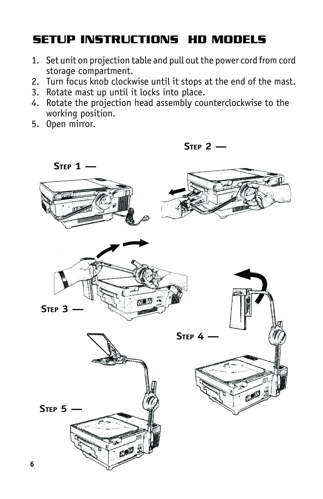 Dukane SF6000, HD 4010, SF4030, SF4010, SF3000, SF5510, SF3010 manual Setup Instructions HD Models 