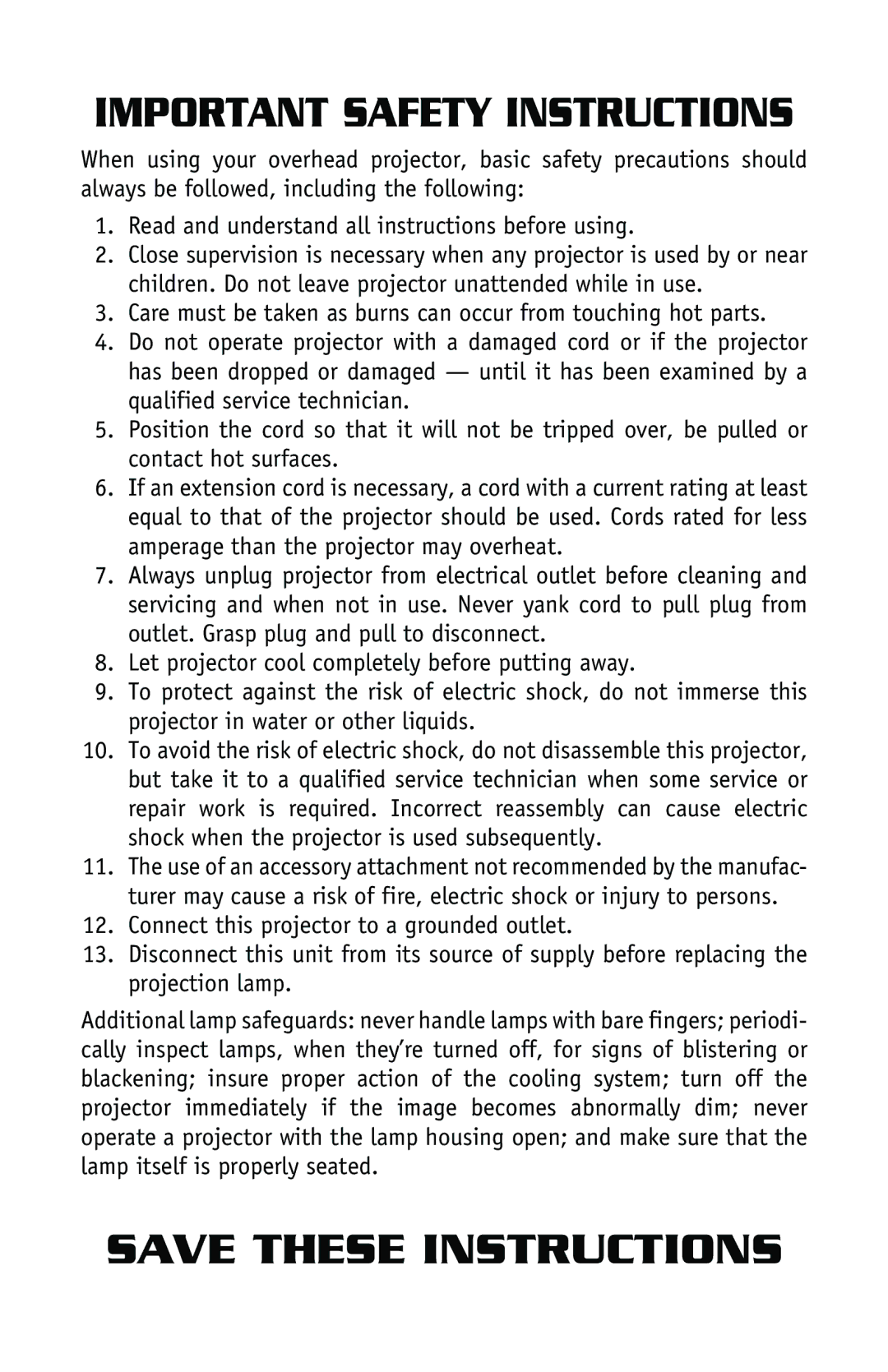 Dukane SF3000, HD 4010, SF4030, SF4010, SF5510, SF6000, SF3010 manual Important Safety Instructions 