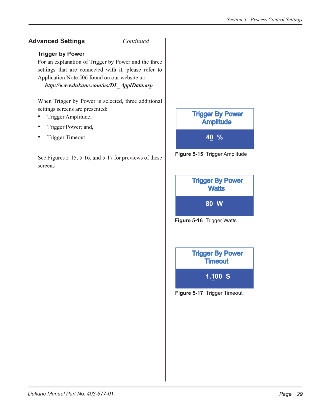 Dukane iQ Series user manual 40 % 