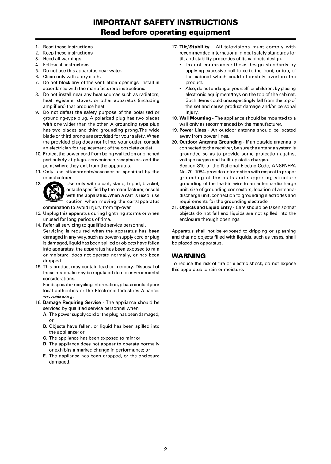 Dukane P42A specifications Important Safety Instructions 
