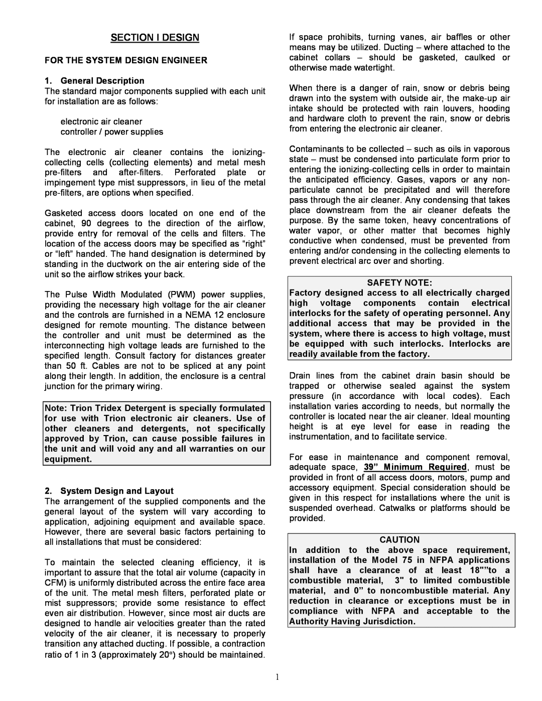 Duracell 75 Section I Design, For The System Design Engineer, General Description, System Design and Layout, Safety Note 