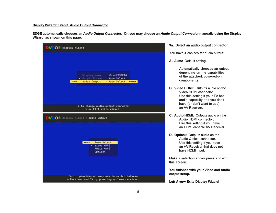 DVDO Edge setup guide 