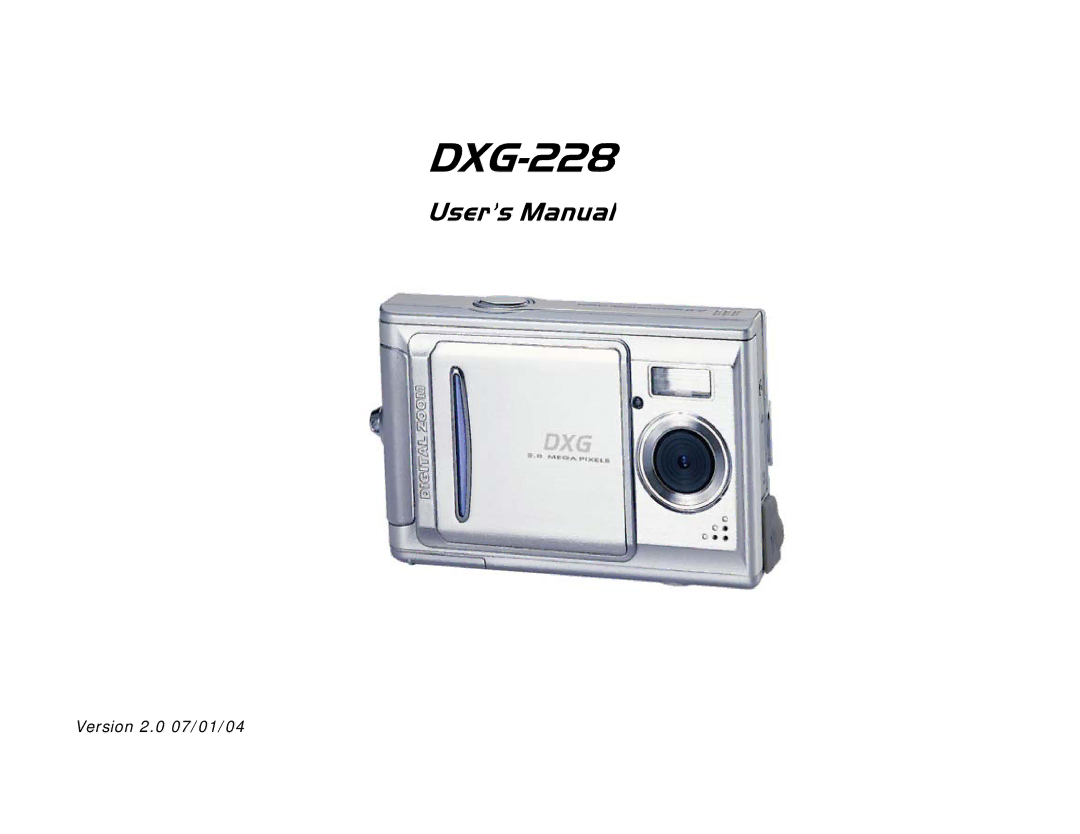 DXG Technology DXG-228 manual 