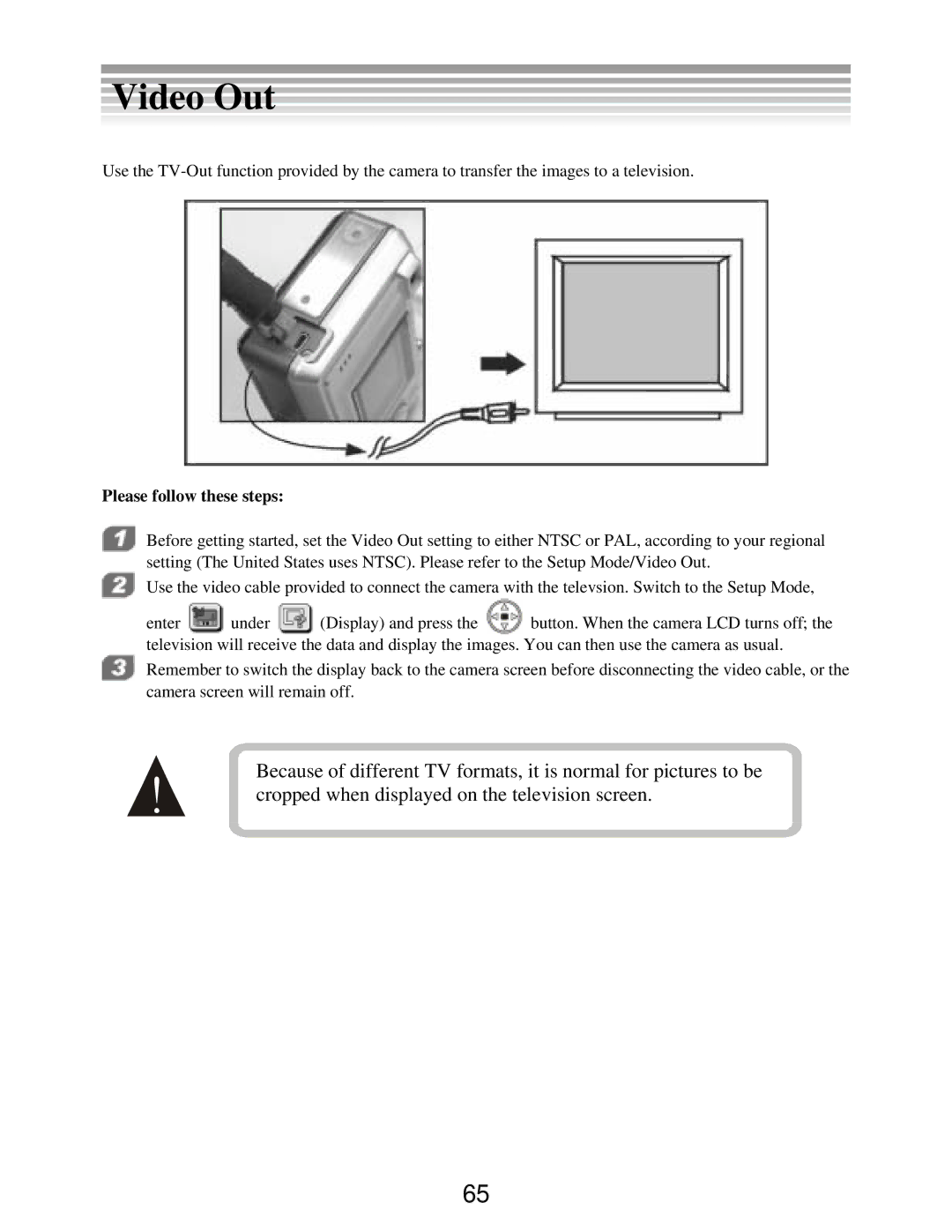 DXG Technology DXG-502 manual Video Out, Please follow these steps 