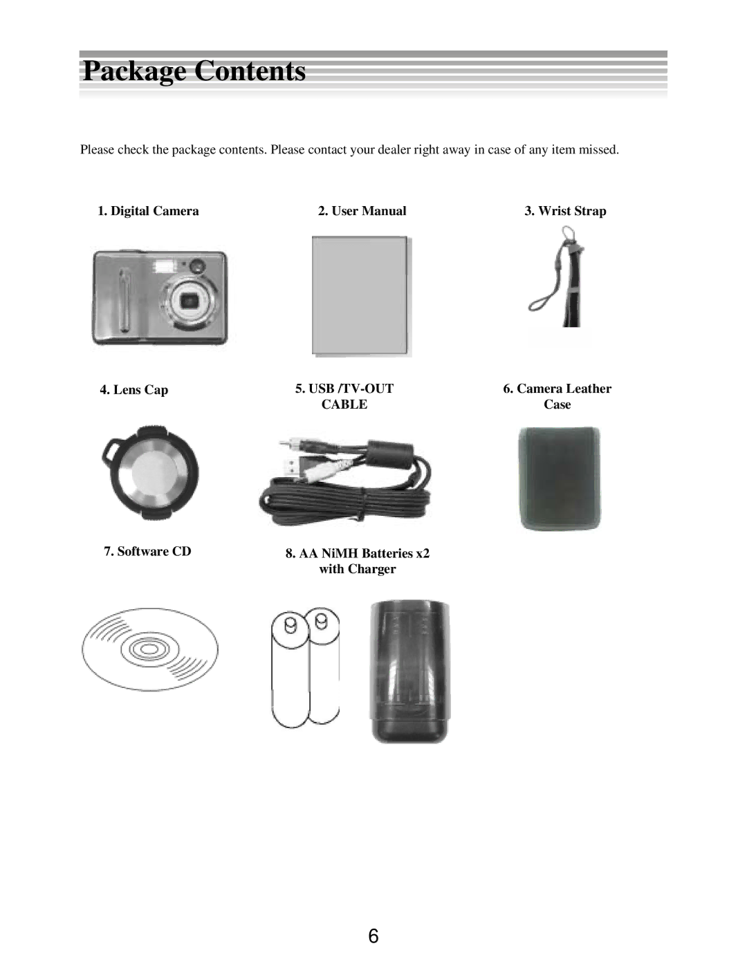 DXG Technology DXG-502 manual Package Contents 