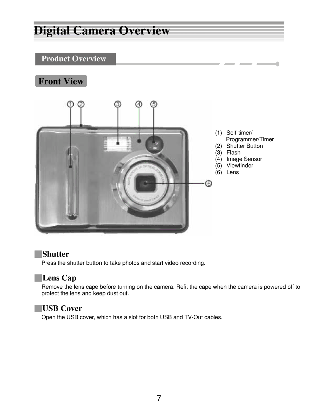 DXG Technology DXG-502 manual Digital Camera Overview, Product Overview 