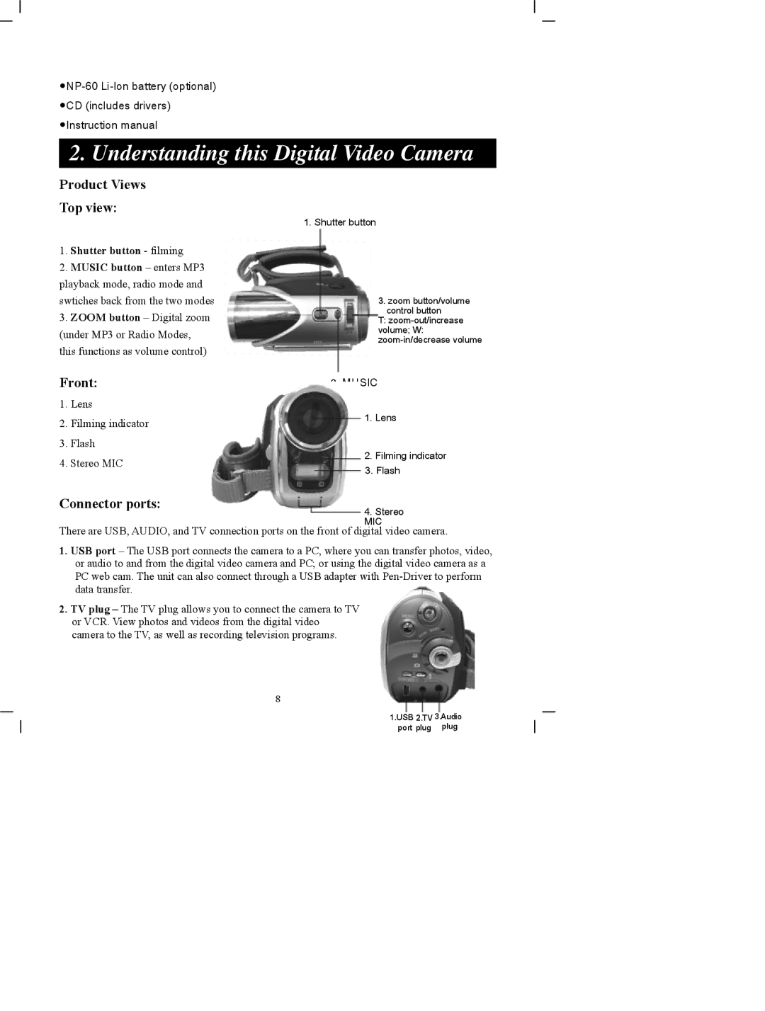 DXG Technology DXG-505V manual Mic 