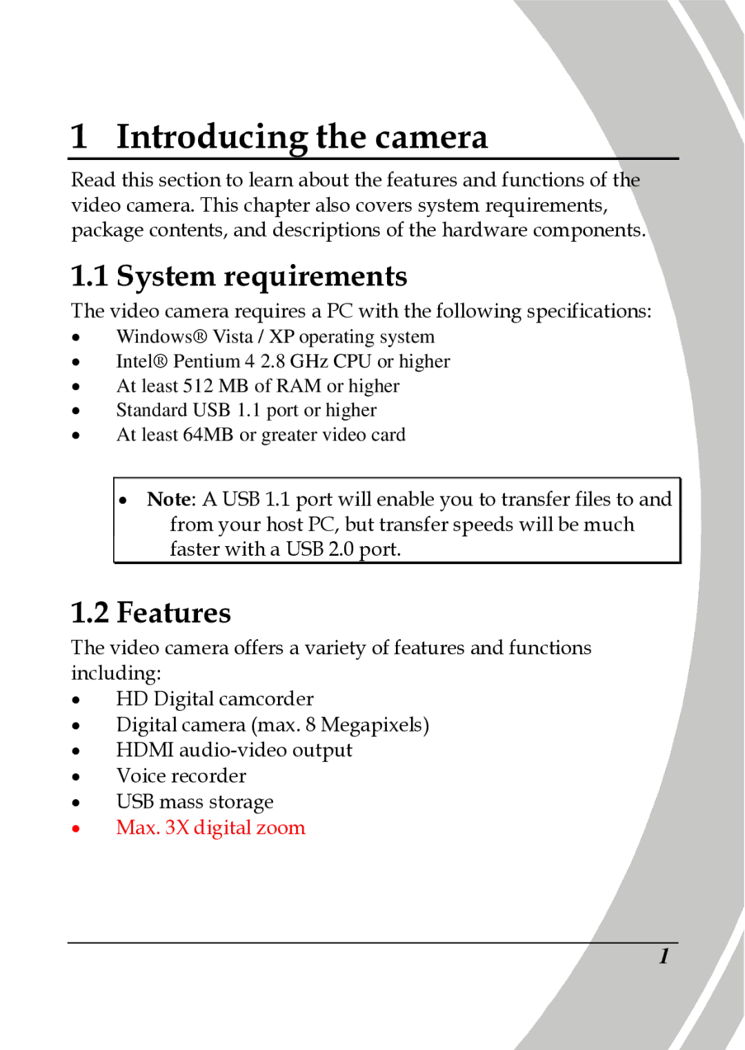 DXG Technology DXG-517V HD manual System requirements, Features 