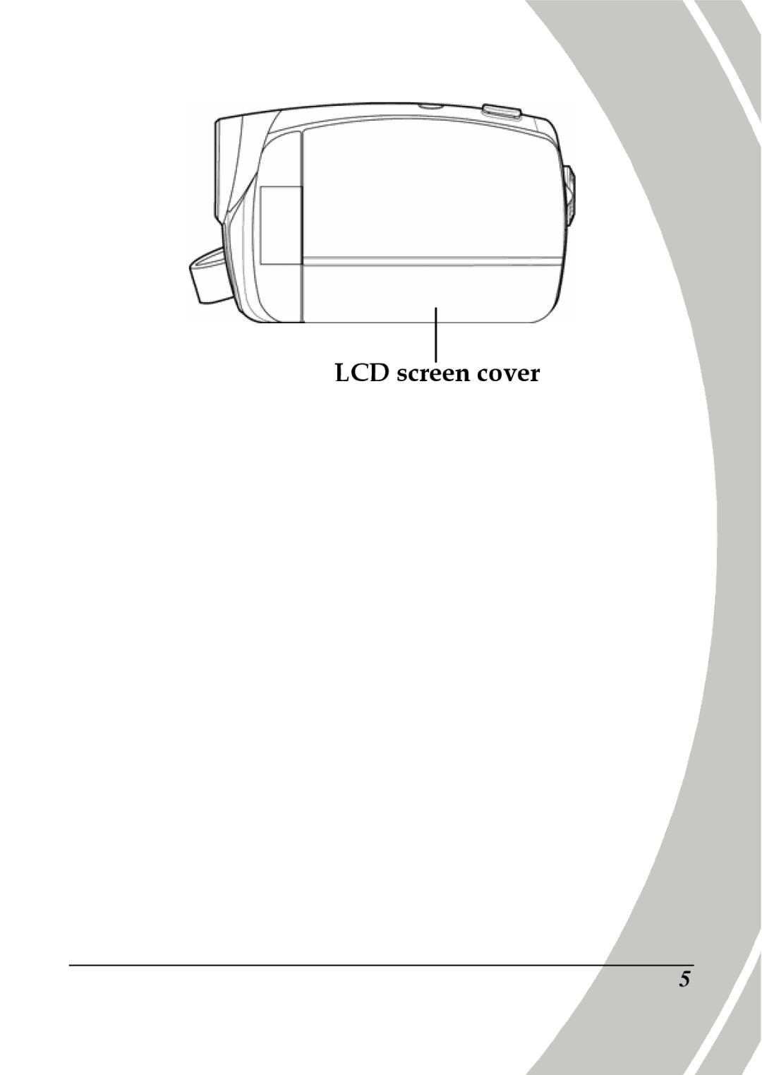 DXG Technology DXG-517V HD manual LCD screen cover 