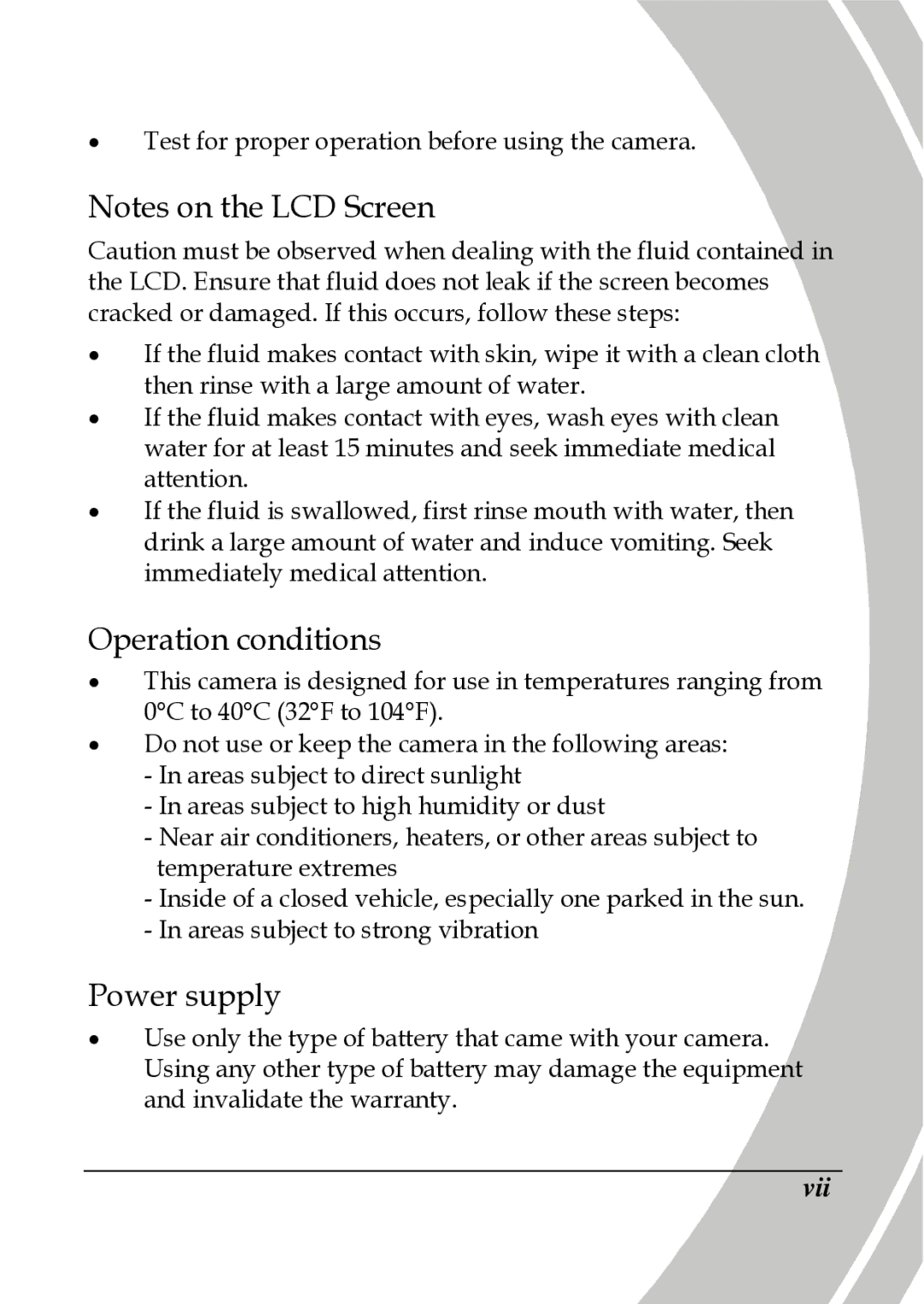 DXG Technology DXG-517V HD manual Operation conditions 