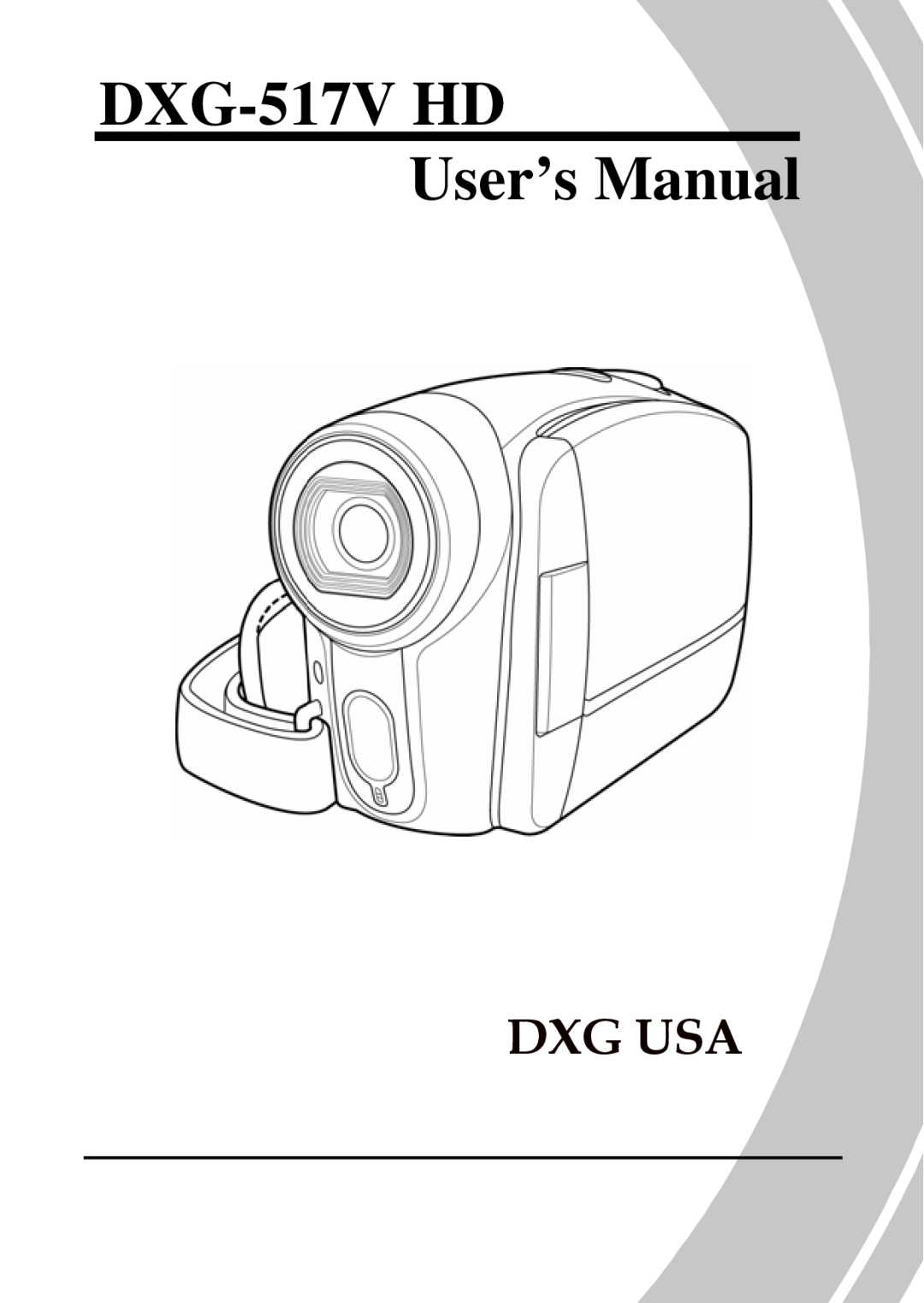 DXG Technology manual DXG-517V HD User’s Manual, Dxg Usa 