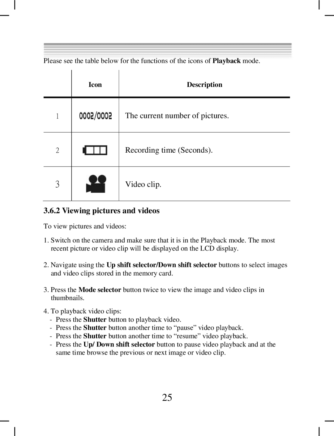 DXG Technology DXG-538 manual Viewing pictures and videos 