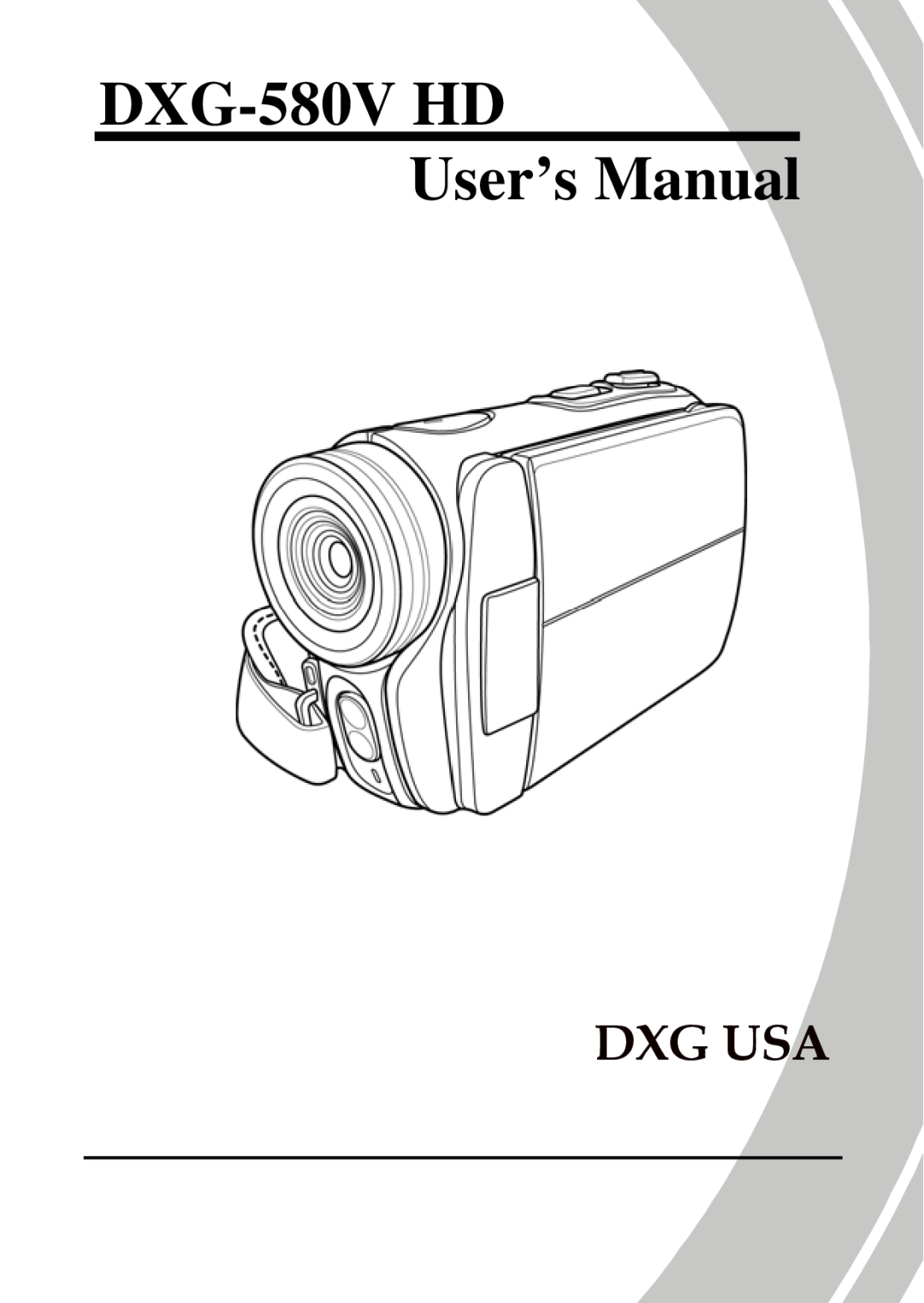 DXG Technology manual DXG-580V HD User’s Manual, Dxg Usa 